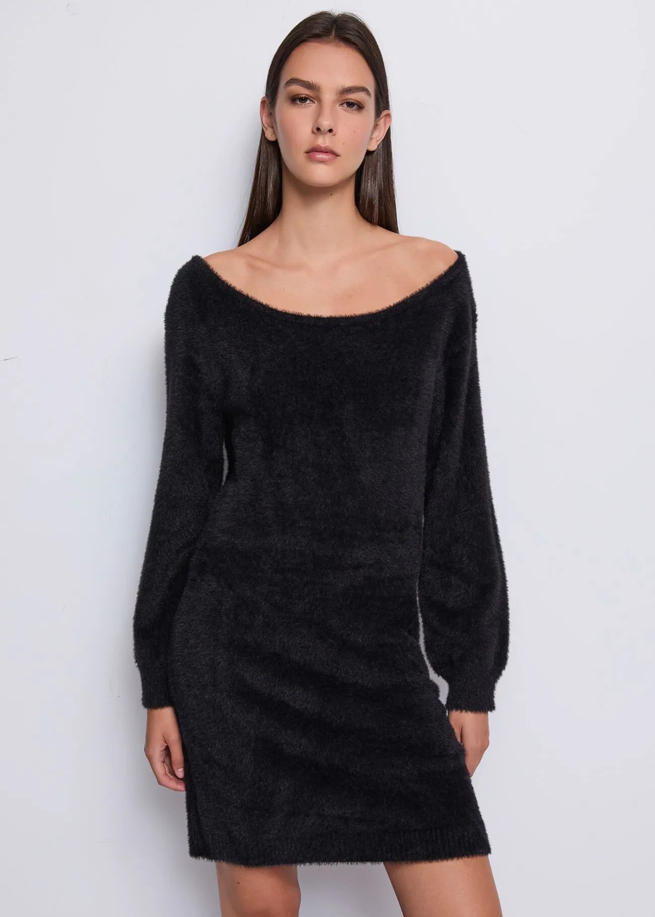 DENNYROSE 521DD13001 Mini abito nero in maglia