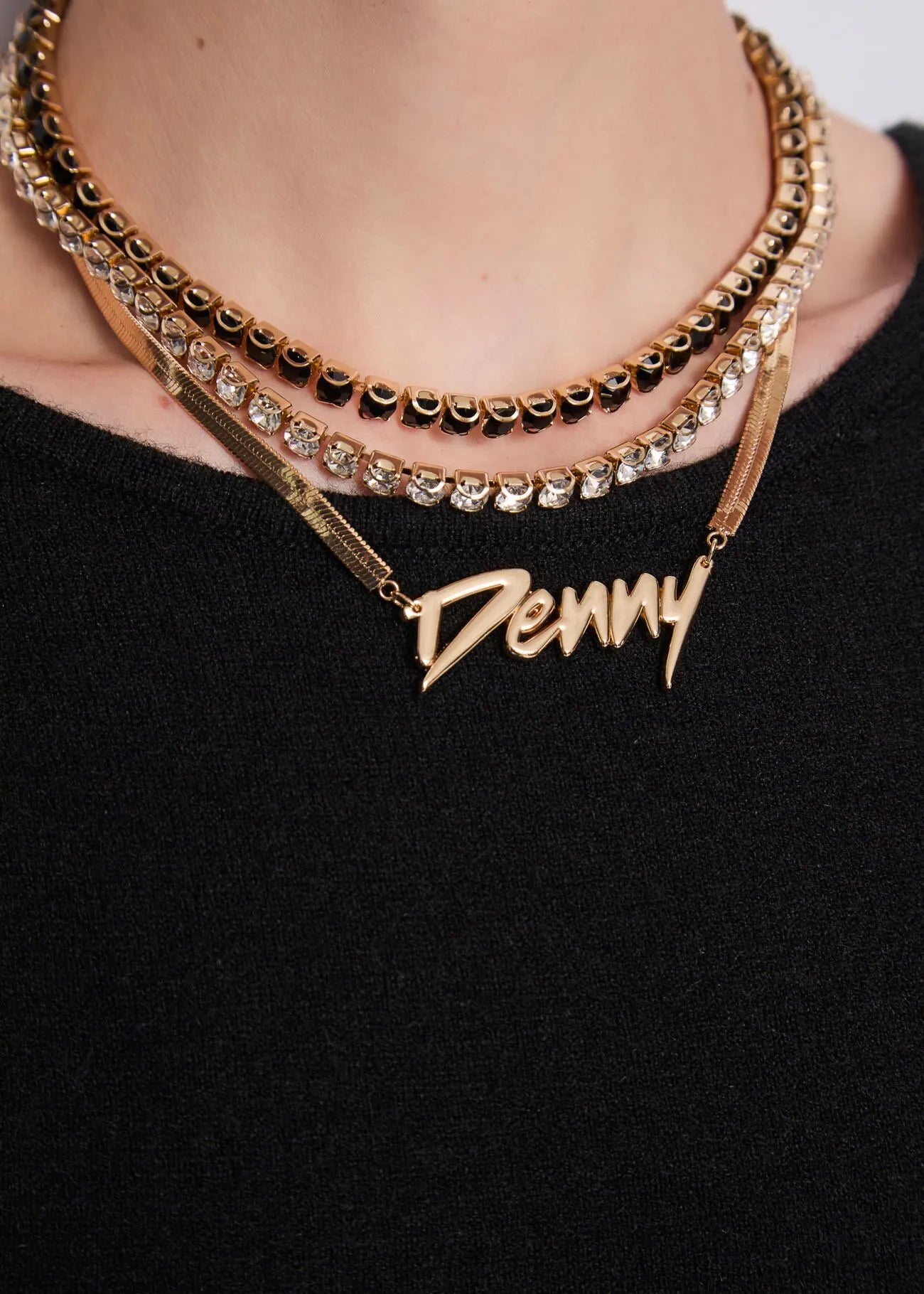 DENNYROSE 521DD90002 Nuova Collezione Collana con logo