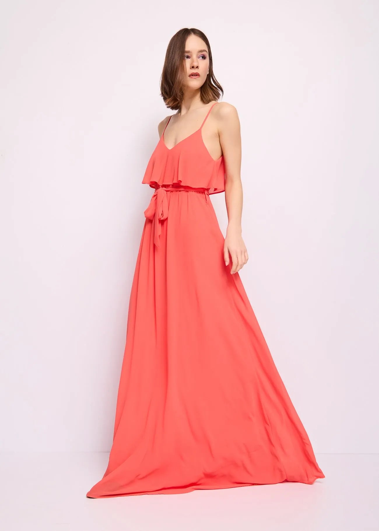 Abito lungo in georgette DENNYROSE ART.511DD15011W