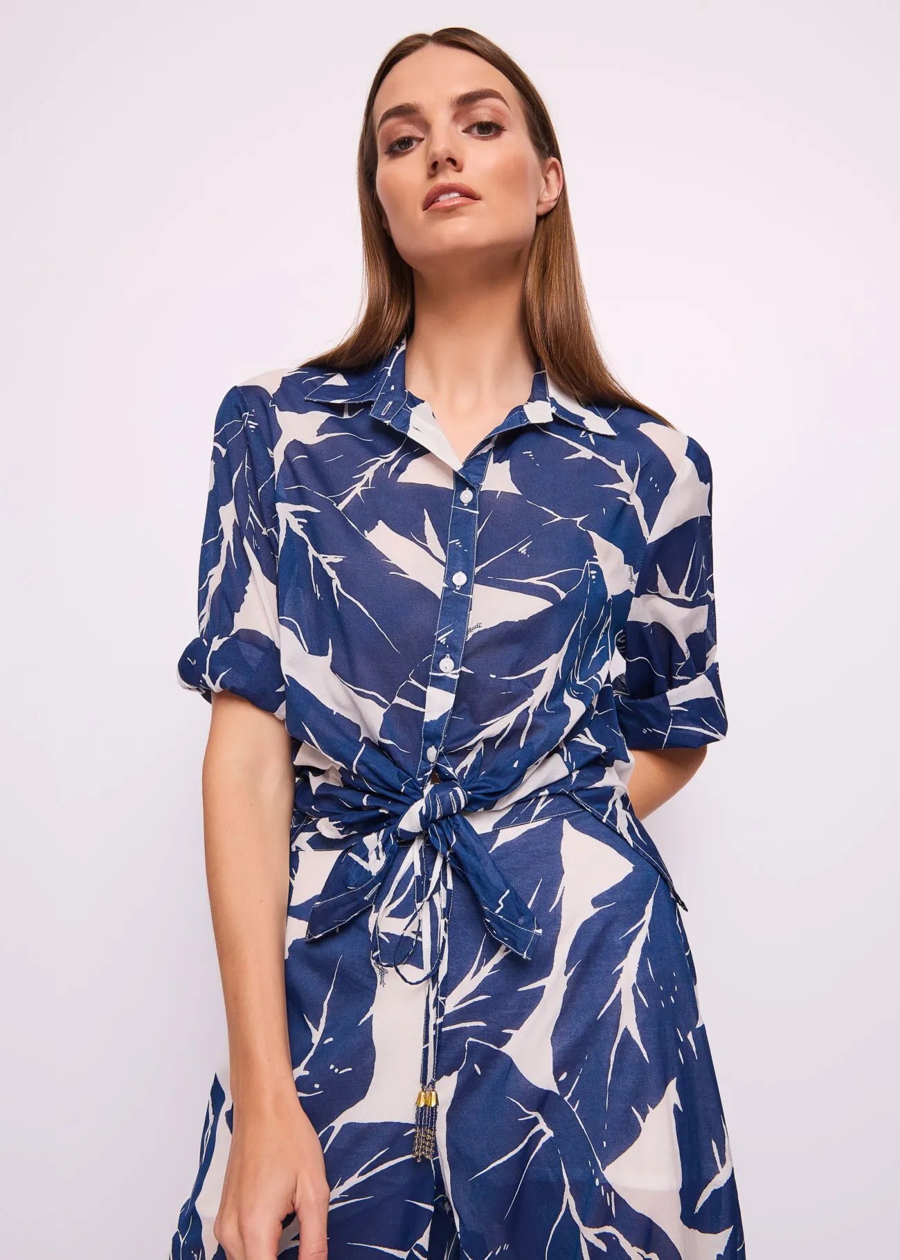 CamiciaFLOREALE con nodo GAUDì ART.511FD45013