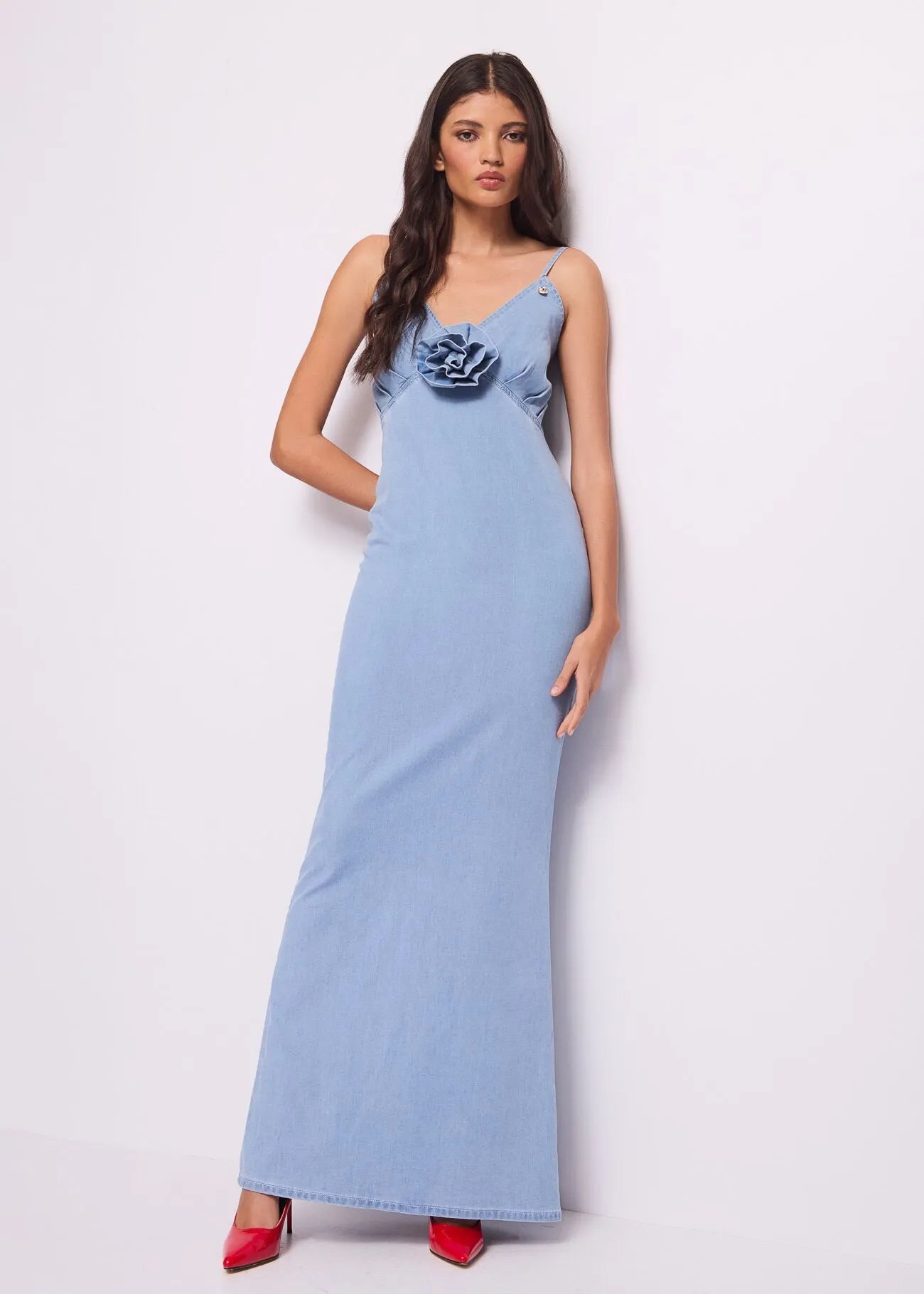 Abito lungo in denim DENNYROSE ART.511ND16001