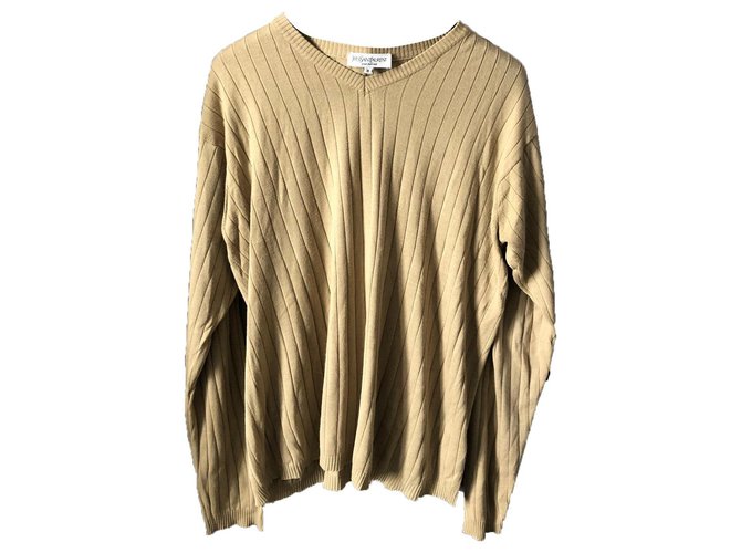 Pullover beige di Yves Saint Laurent, Buono come nuovo
