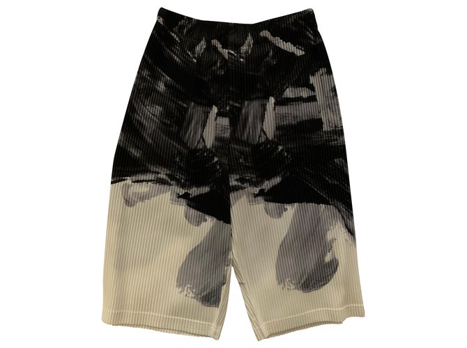 Issey Miyake Pantaloni Homme Plissé Multicolore