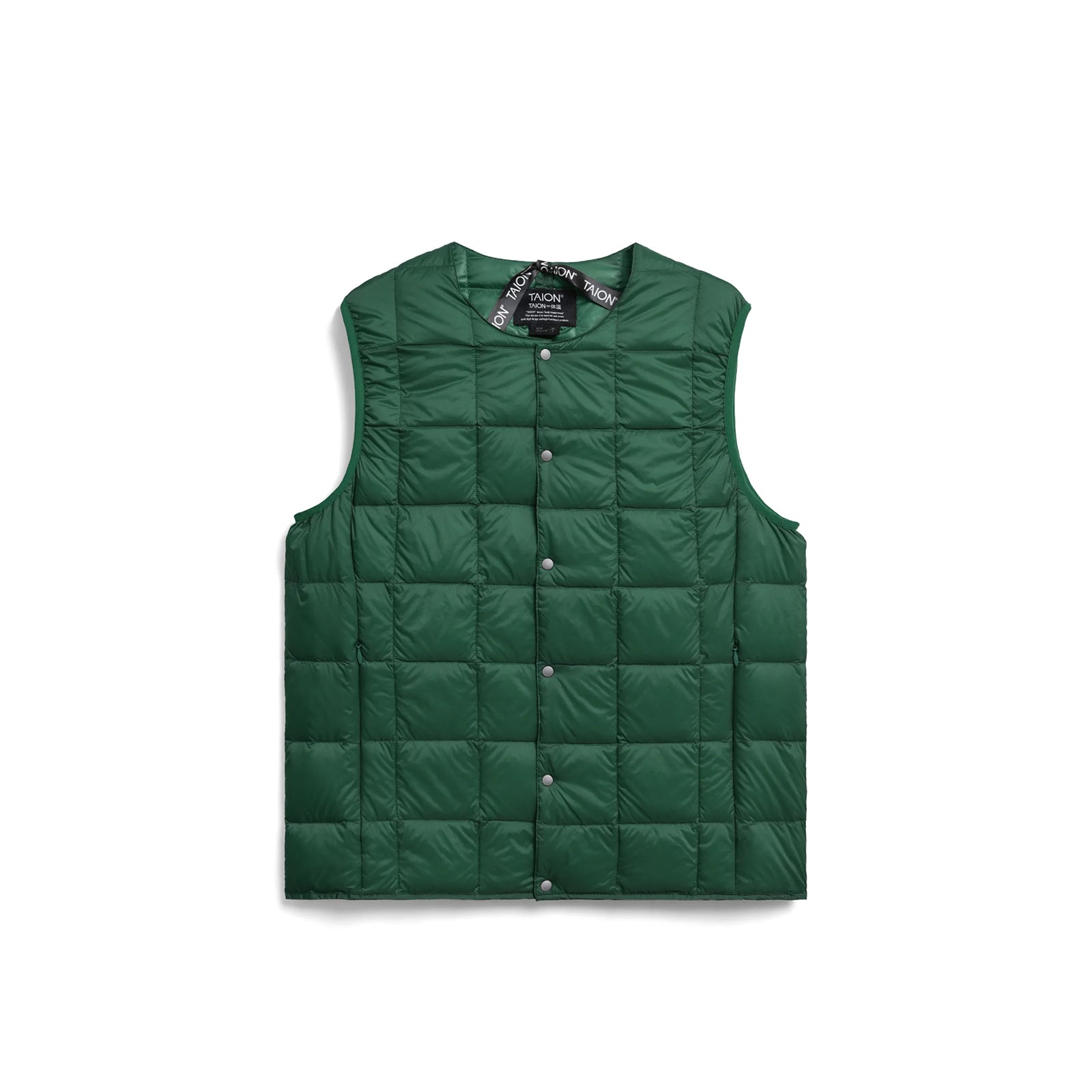 Taion Crew-Neck Button Down Vest Men