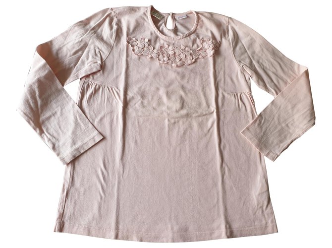 Zara Tops Tees Rosa