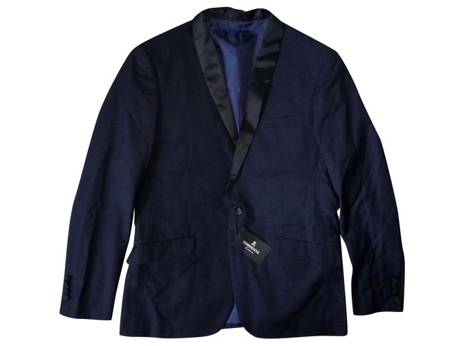 TORRENTE Couture Homme Cos 08 NOIR Giacca blazer blu scuro