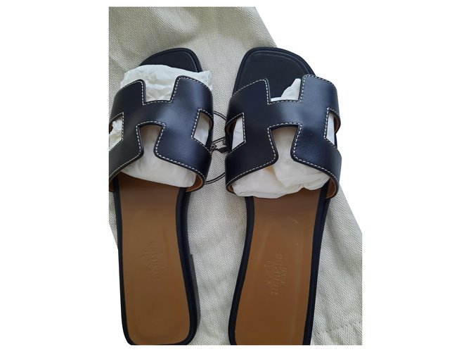 Sandali Hermès Oran Nero