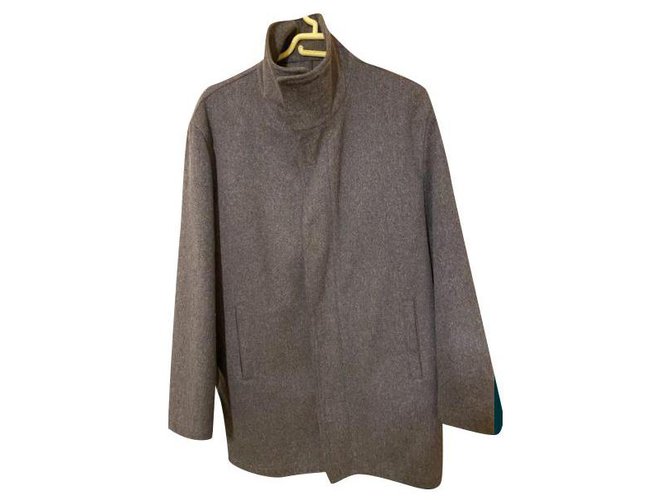 Yves Saint Laurent YSL Saint Laurent taglia M 48è un 50it Chiusura con velcro e cerniera Grigio