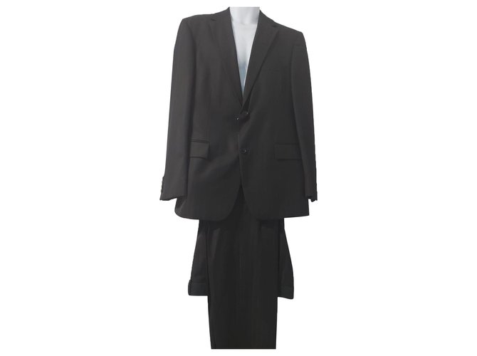 Hugo Boss Suits Nero Marrone scuro