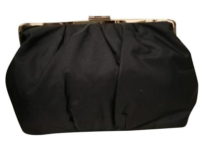 Bulgari pochette clutch nera Nero