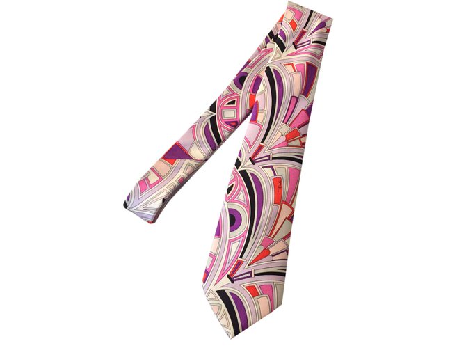 Emilio Pucci Cravatta multicolore