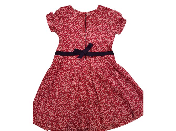 Autre Marque Abito "Jacardi" Rosso