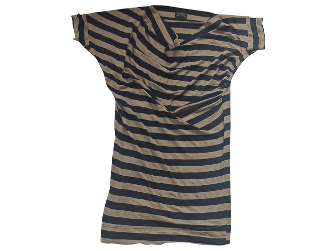 Vivienne Westwood Anglomania Abiti Nero Beige