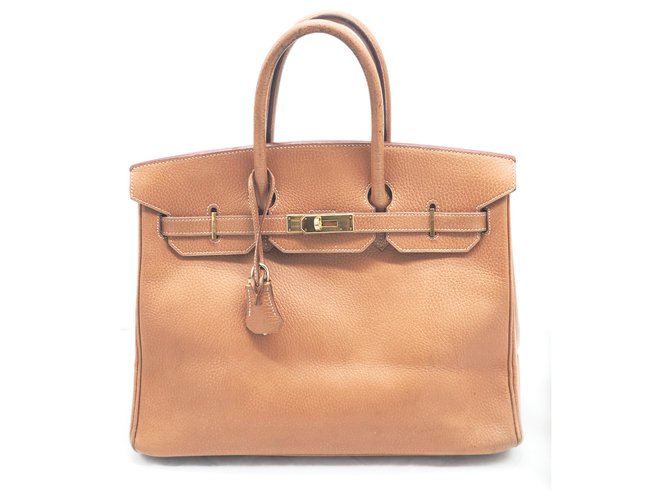 Birkin Hermès Borse Marrone chiaro Caramello