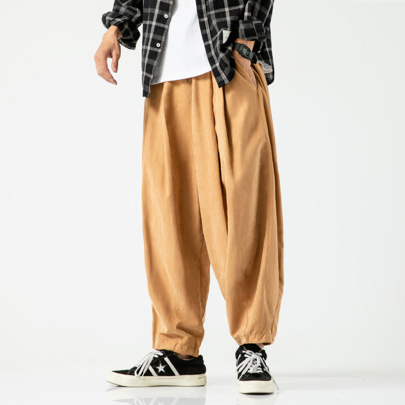 Pantaloni cropped loose fit stylish da uomo