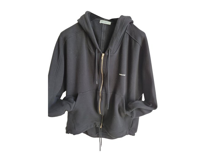 Felpa Balenciaga nera Nero