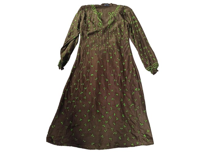 Antik Batik Abiti Verde Cachi