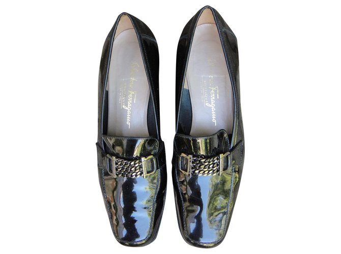 Salvatore Ferragamo p mocassini 39 Nero