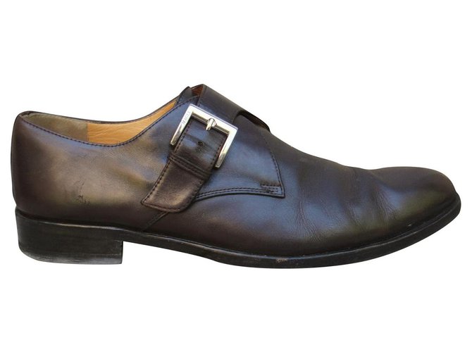 Scarpe con fibbia Bruno Magli p 43 Marrone scuro