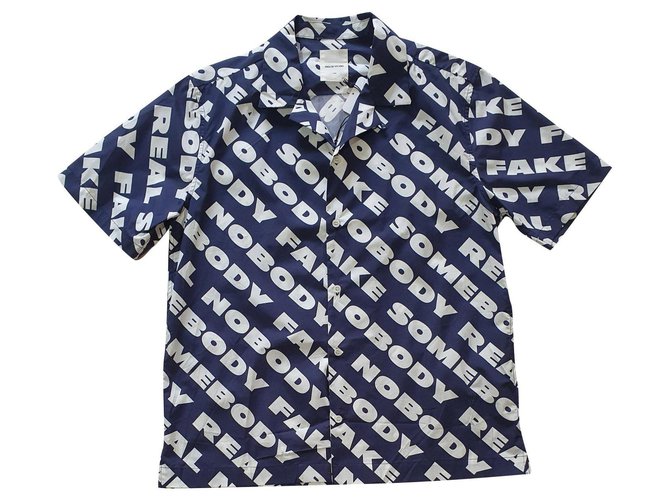 Wood Wood Camicie Bianco Blu