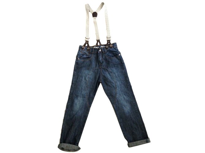 Autre Marque Jeans.Dipartimento di graffiti per bambini Blu