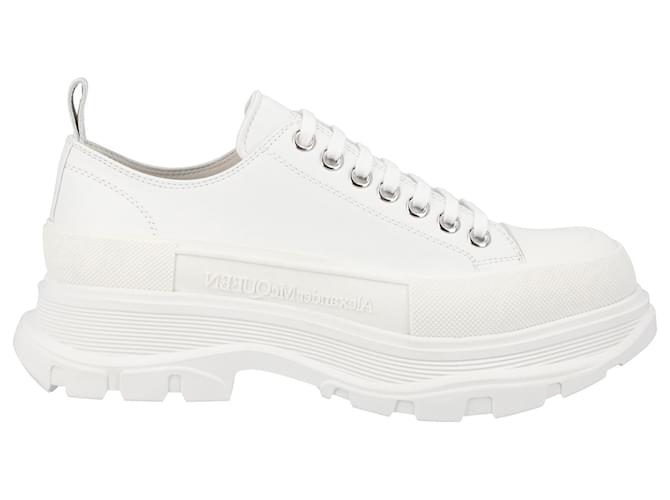 Alexander Mcqueen Tread Slick Allacciatura Bianco
