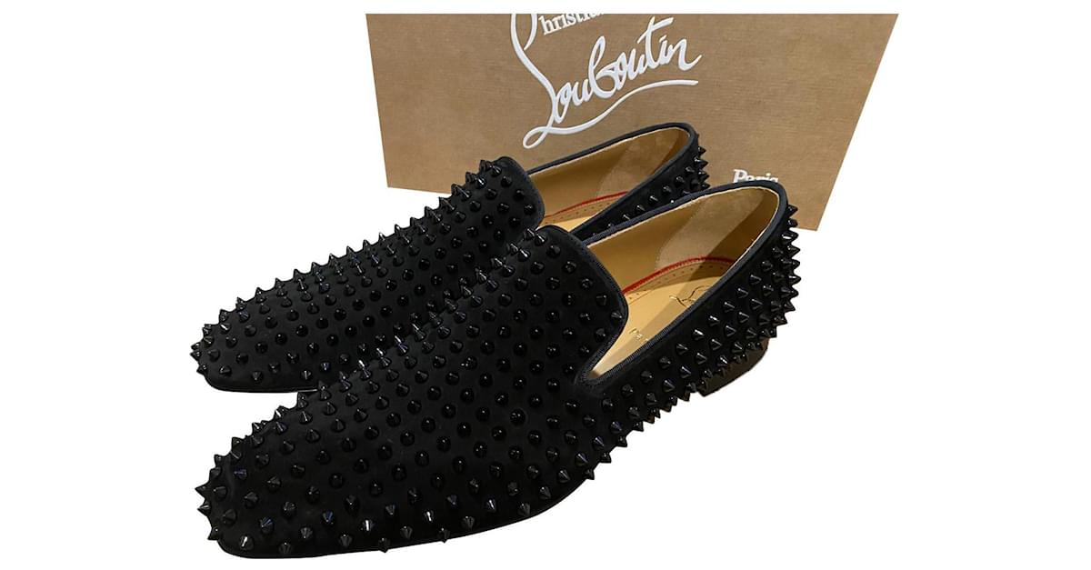 Christian Louboutin Mocassini Slip on Nero