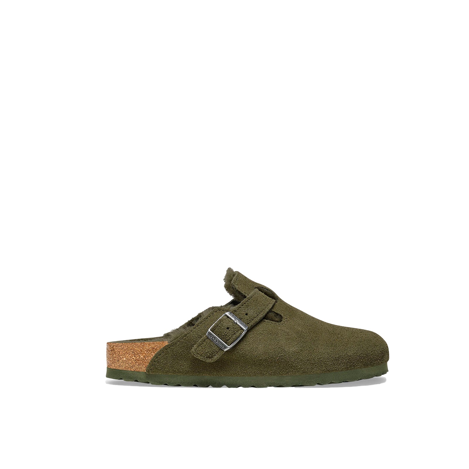 Birkenstock Boston Shearling Suede Leather