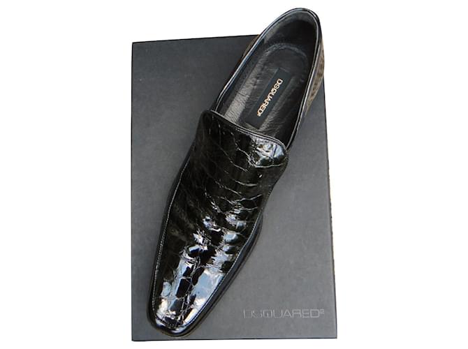 Mocassini in vernice Dsquared2 condizione perfetta Nero