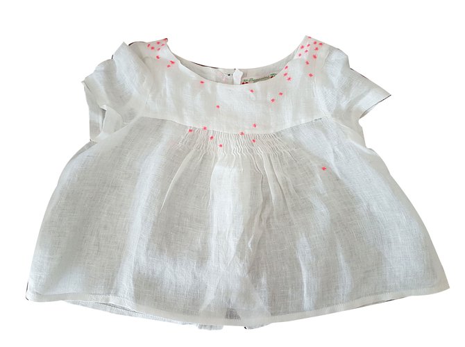 Bonpoint Top Tee Bianco
