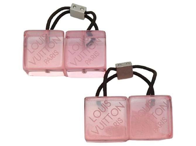 [Usato] Accessori per capelli elastici per capelli LOUIS VUITTON Louis Vuitton cubo rosa chiaro