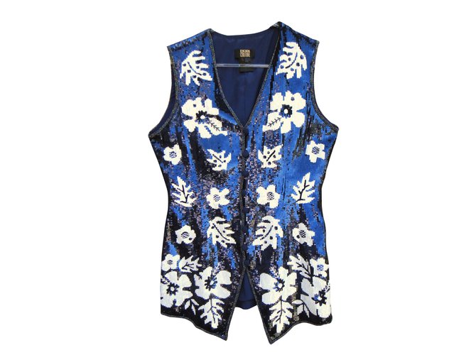 Escada Gilet senza maniche Blu