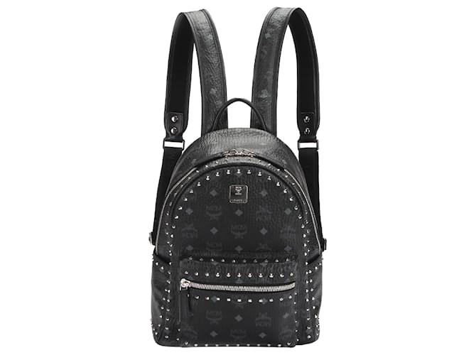 Zaino MCM in pelle nera Visetos Stark Nero