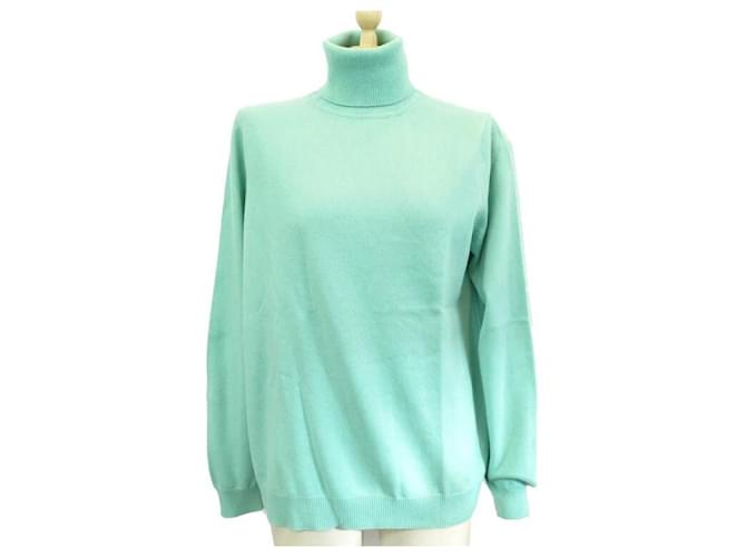 NEW ERIC BOMPARD MAGLIA A COLLO ALTO 48 M IN CASHMERE MAGLIA IN CASHMERE VERDE