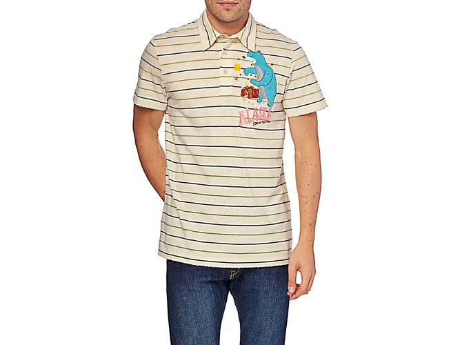 Autre Marque POLO DA UOMO NUOVO CUSTO BARCELLONA Multicolore