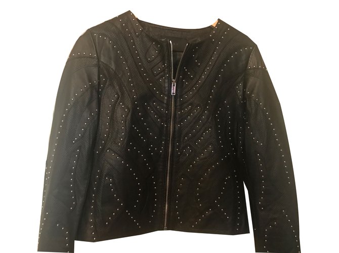 Ikks Giacca Nero Argento