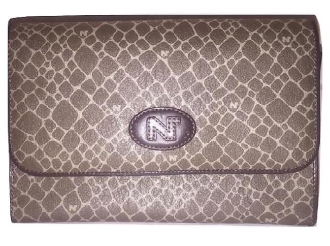 Asciugamano vintage NINA RICCI Marrone Beige