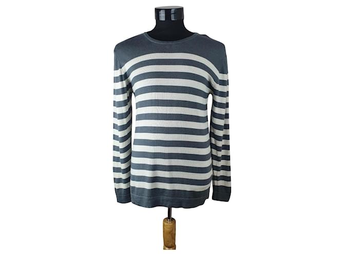 Mads Norgaard Maglioni Bianco Grigio