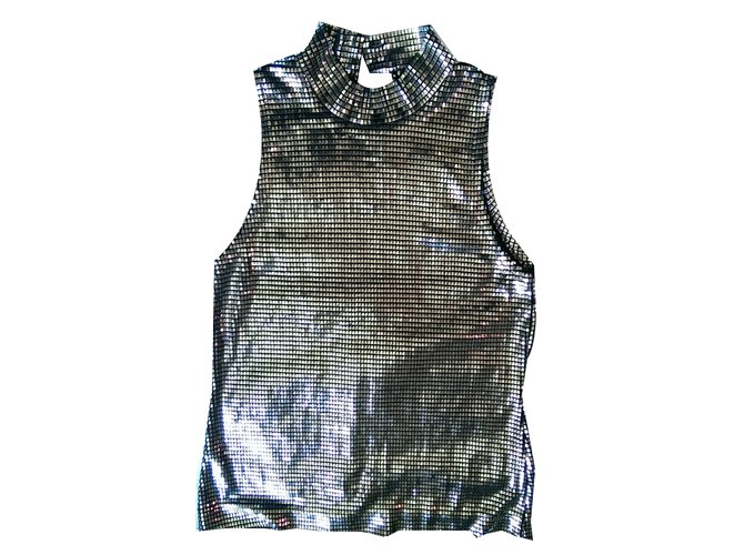 Paco Rabanne Top Argento