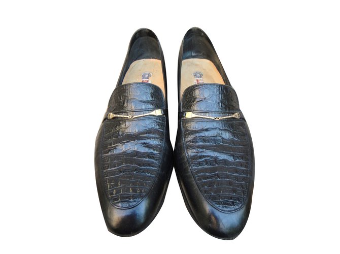 A. Testoni Mocassini Slip on Nero