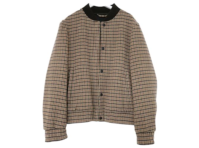 Giubbotto bomber Joseph Tay Dogtooth Coat Marrone