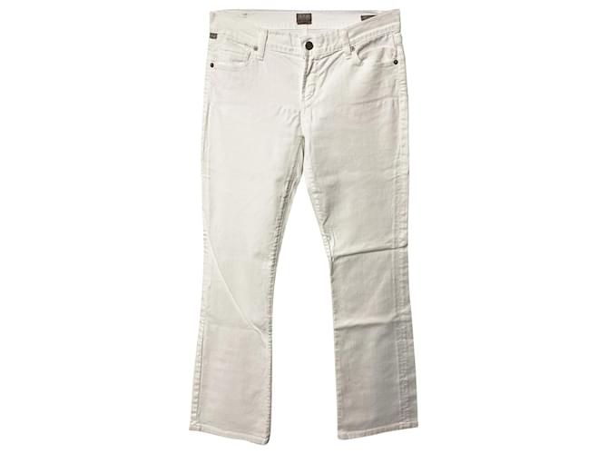 Citizens of Humanity Jeans classici in cotone bianco