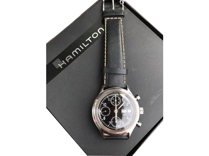 Autre Marque Hamilton orologi automatici Argento