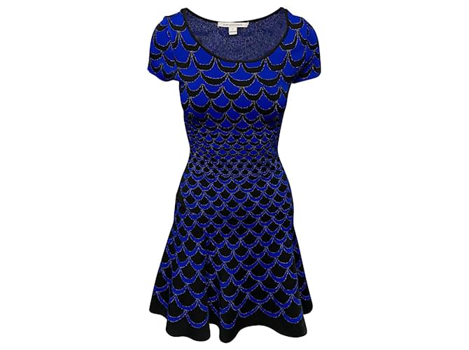 Diane Von Furstenberg Abito Alina in rayon blu