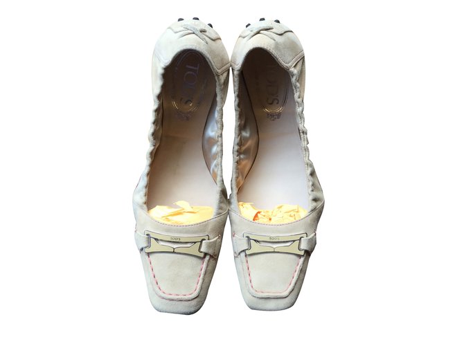 Tod's Ballerine Beige