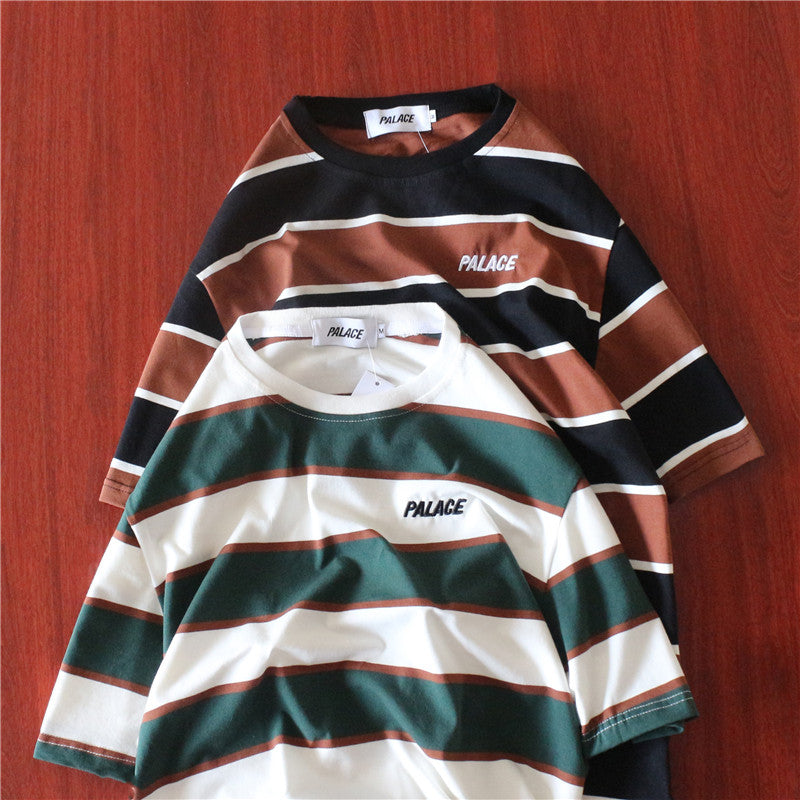 T-shirt PALACE colorblock a righe street wear