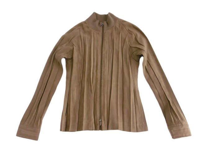 Issey Miyake Giacca Caramello