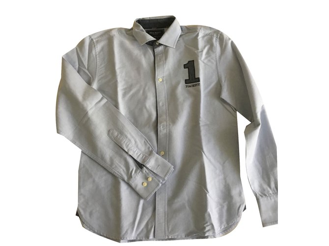 Hackett London Tops Tees Blu