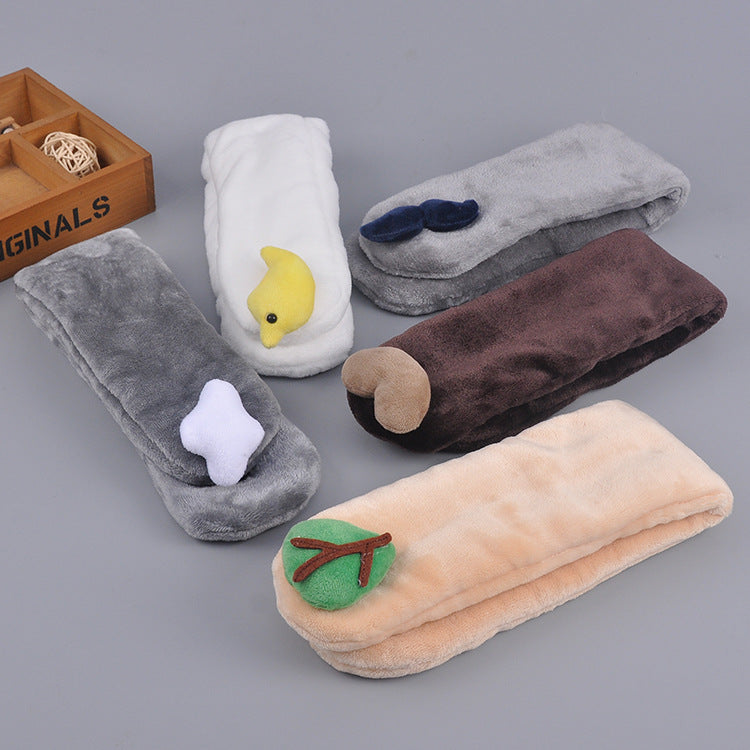 Sciarpa girocollo calda plush peluche per bambini in stile giapponese