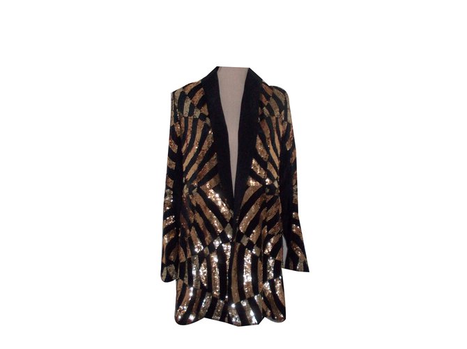 Faith Connexion Giacca Nero D'oro